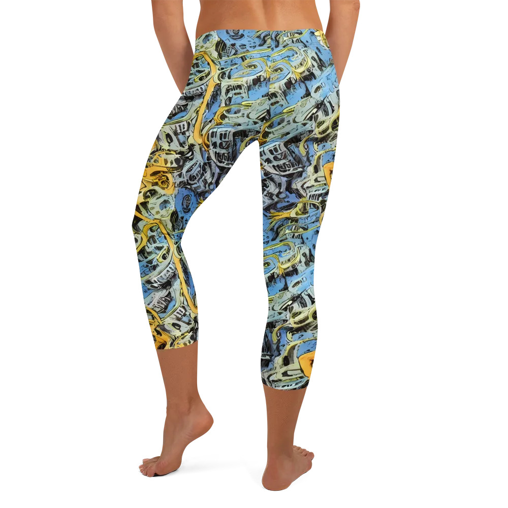 Electric Ossuary on Capri Leggings — Back