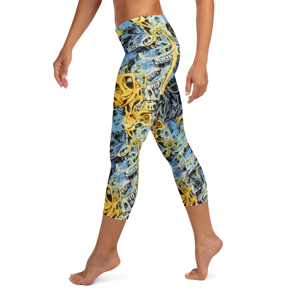 Electric Ossuary on Capri Leggings — Left