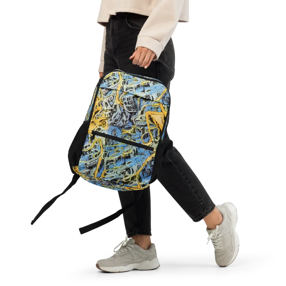 Electric Ossuary on Utility Backpack — Front