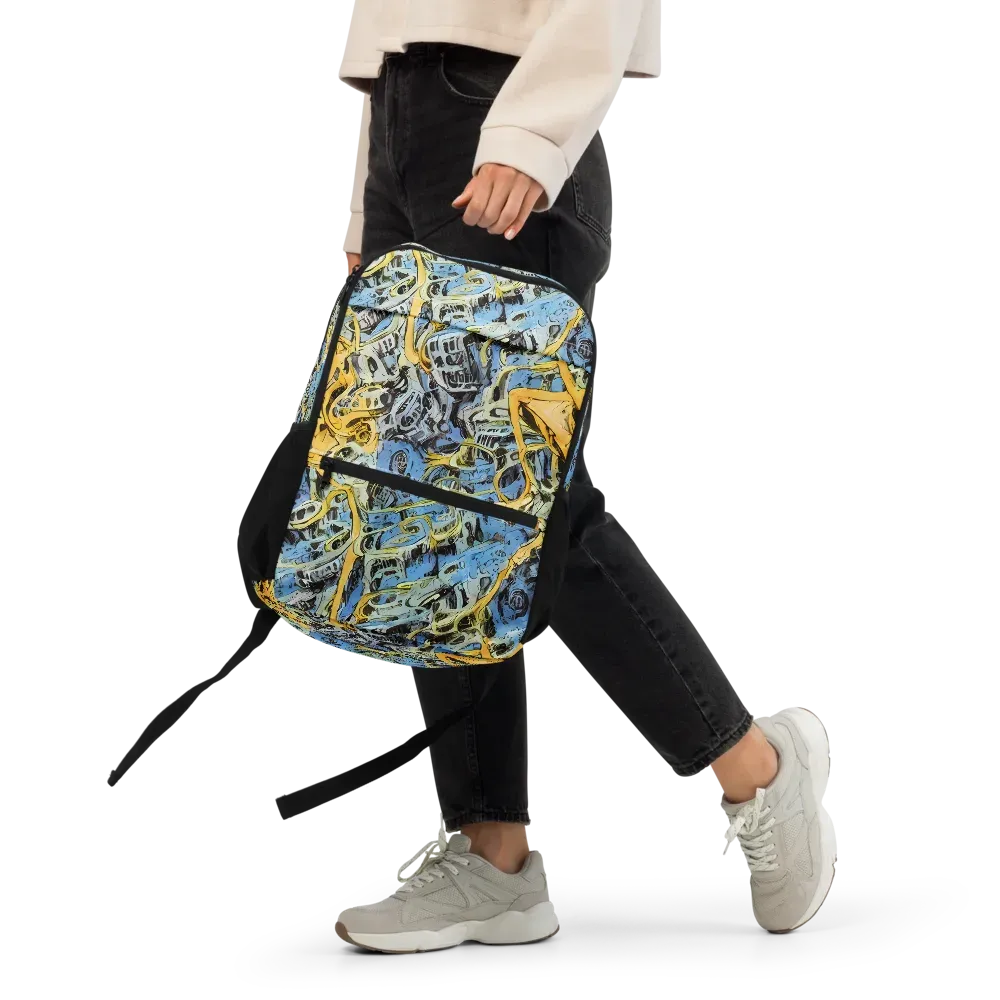 Electric Ossuary on Utility Backpack — Front