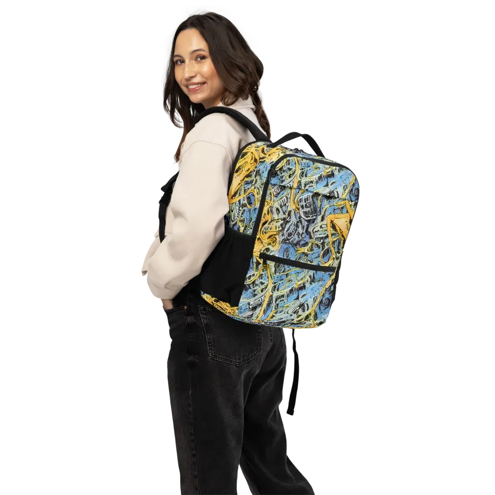 Electric Ossuary on Utility Backpack — Back