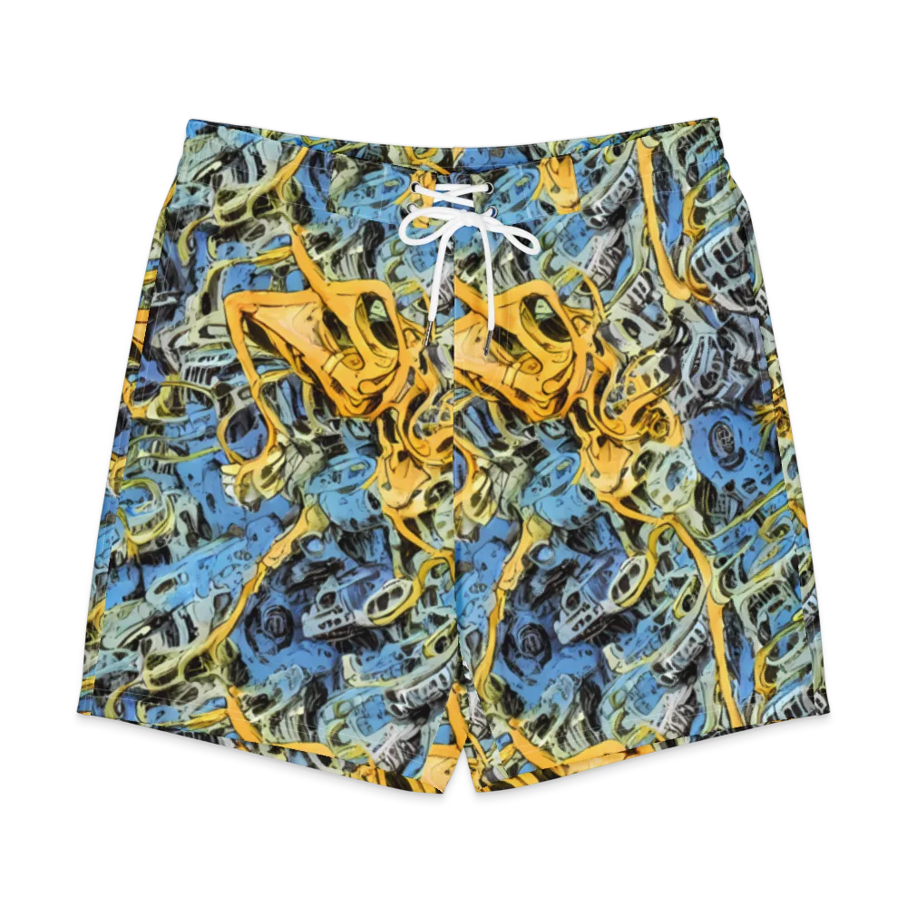 Electric Ossuary on Men's Board Shorts — Front