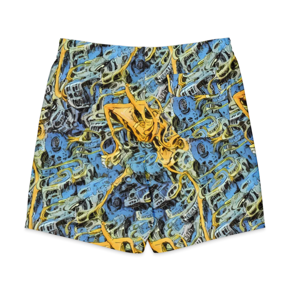 Electric Ossuary on Men's Board Shorts — Back