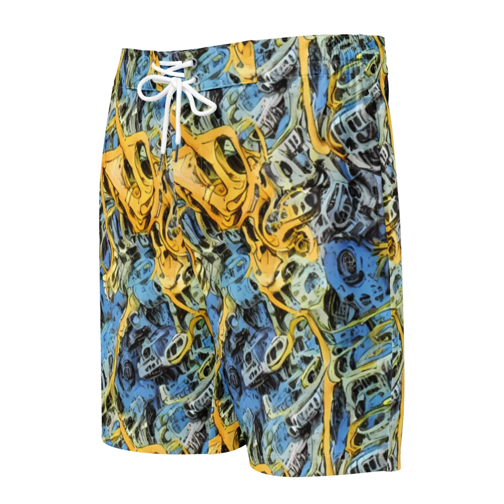 Electric Ossuary on Men's Board Shorts — Front