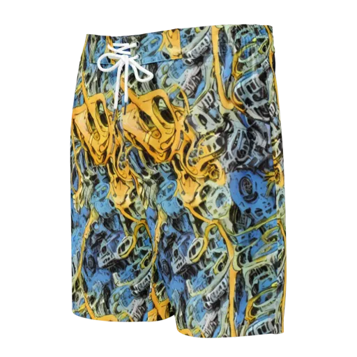 Electric Ossuary on a Men's Board Shorts