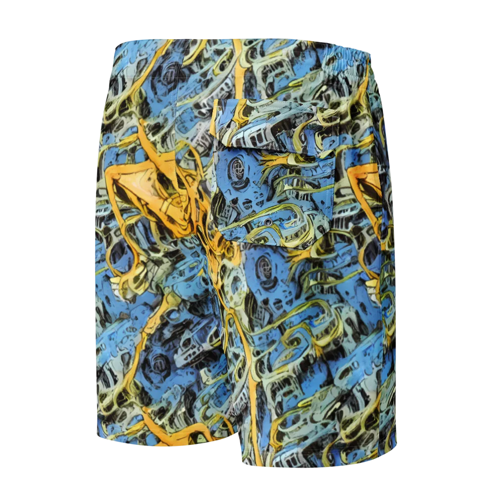 Electric Ossuary on Men's Board Shorts — Back