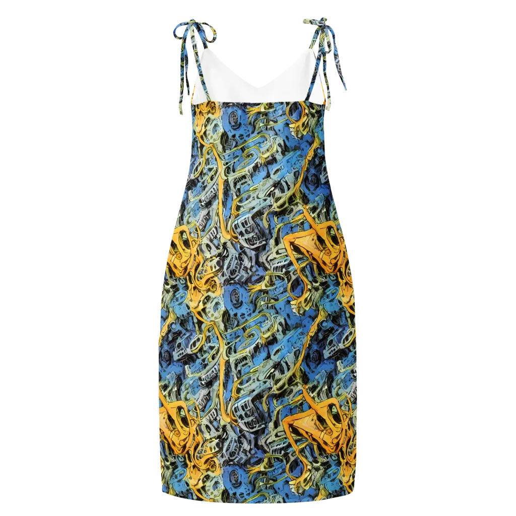 Electric Ossuary on Slip Dress — Back