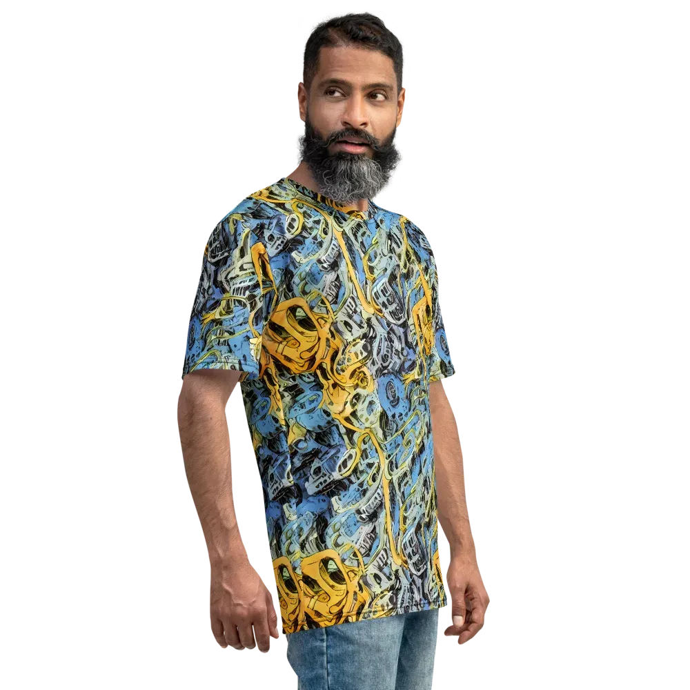 Electric Ossuary on Men's Crew Neck T-Shirt — Right