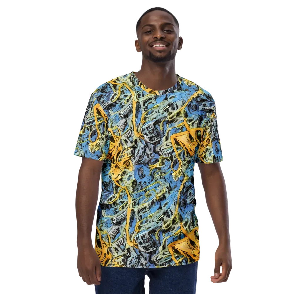 Electric Ossuary on Men's Crew Neck T-Shirt — Front