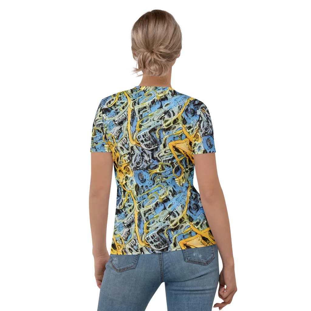Electric Ossuary on Women's Crew Neck T-Shirt — Back