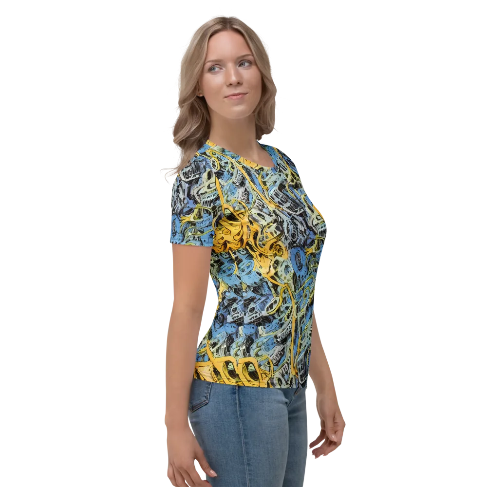 Electric Ossuary on Women's Crew Neck T-Shirt — Right