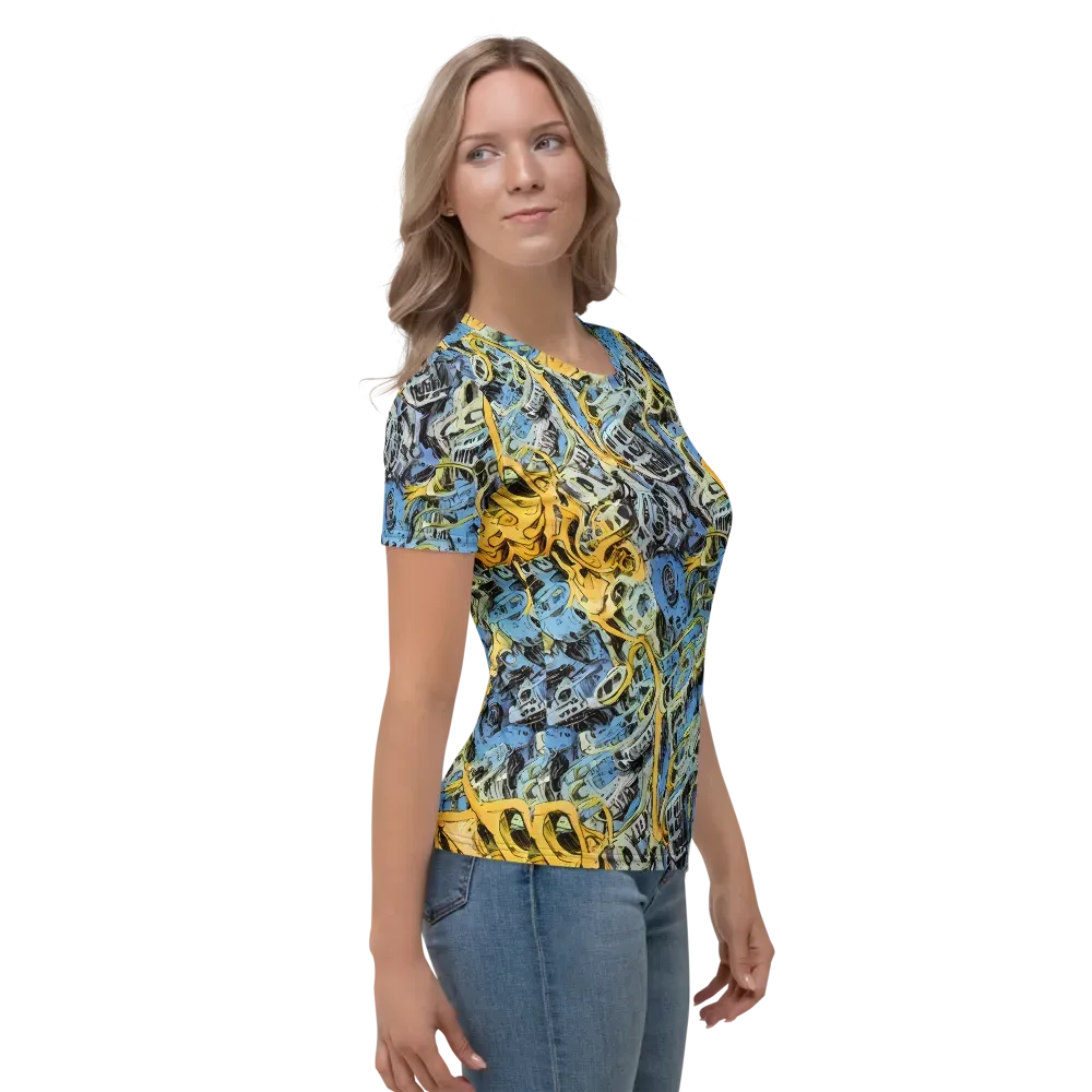 Electric Ossuary on Women's Crew Neck T-Shirt — Right