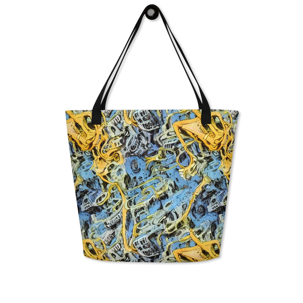 Electric Ossuary on Large Tote Bag W/ Pocket — Front