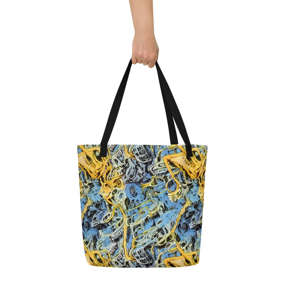 Electric Ossuary on Large Tote Bag W/ Pocket — Front