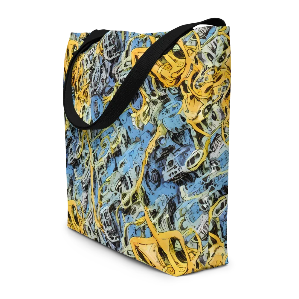 Electric Ossuary on Large Tote Bag W/ Pocket — Front
