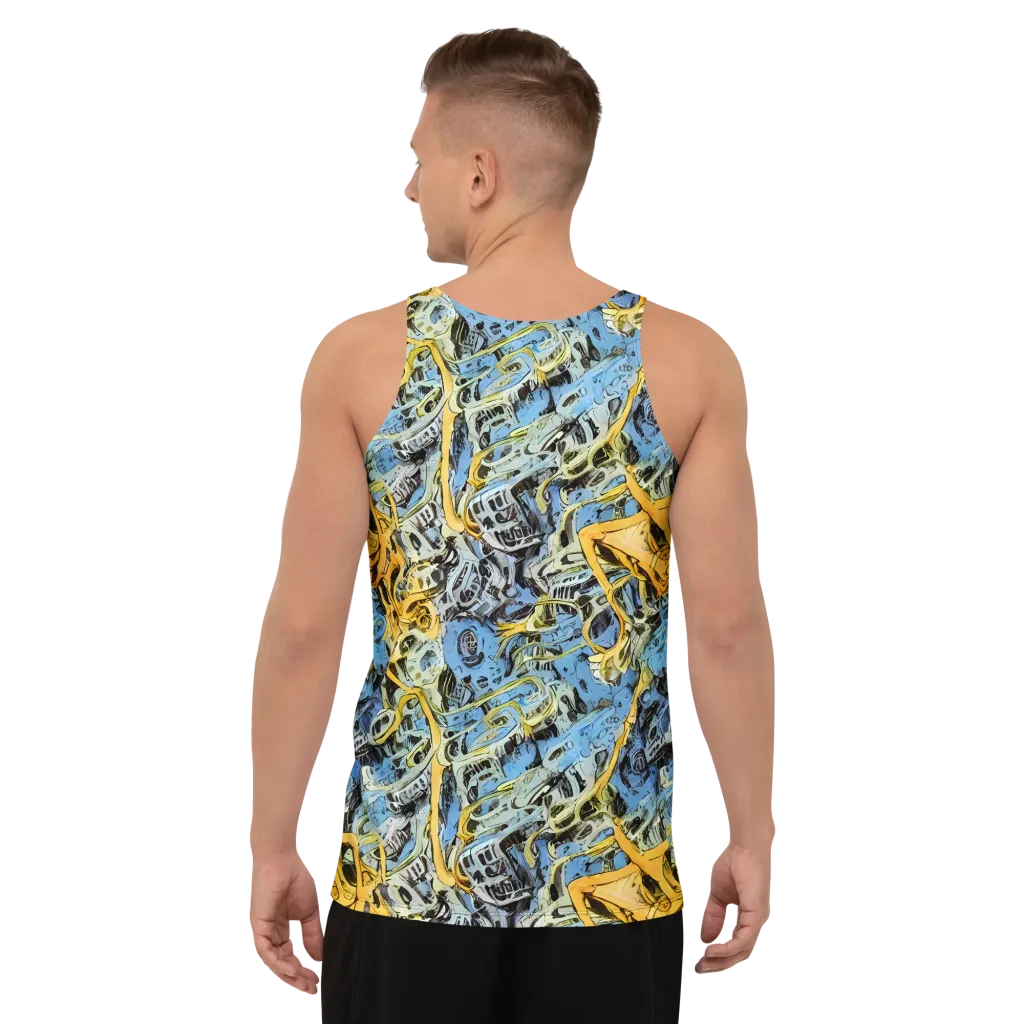 Electric Ossuary on Men's Tank Top — Back