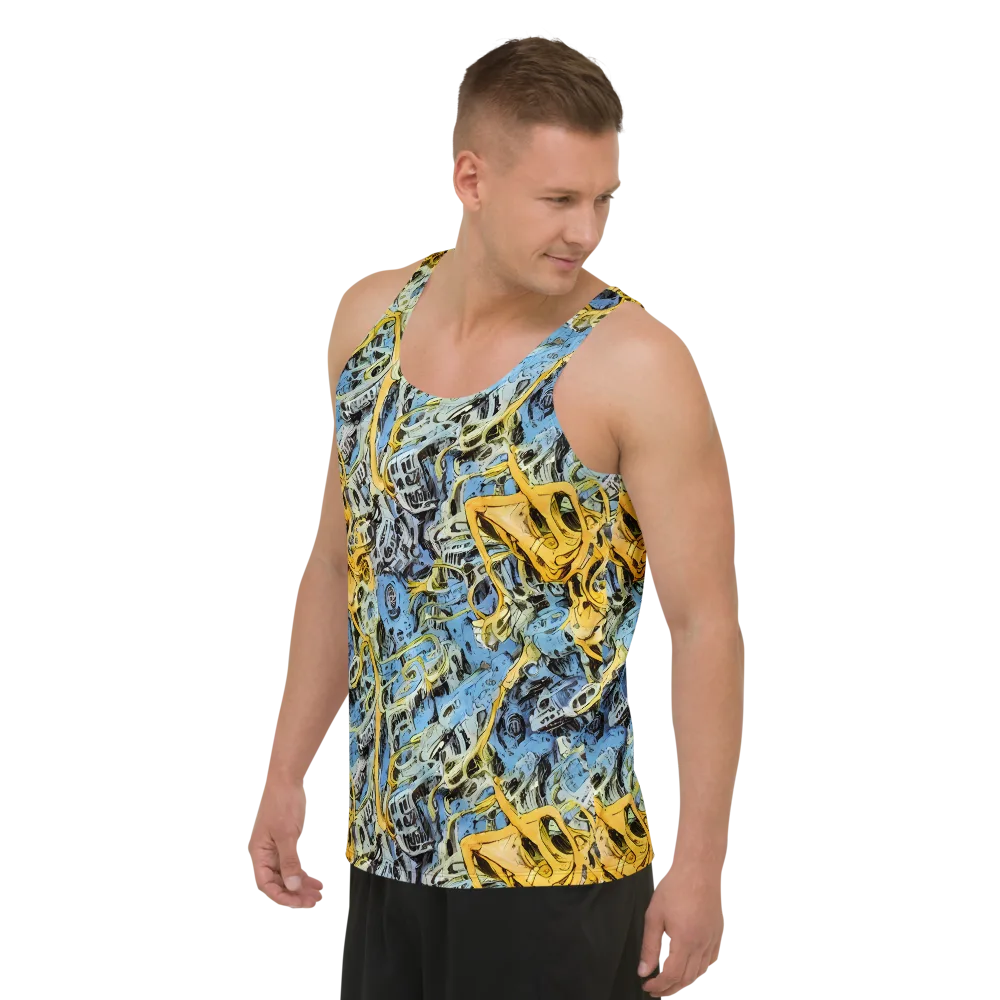 Electric Ossuary on Men's Tank Top — Left Front