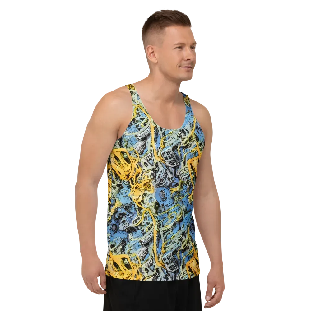 Electric Ossuary on Men's Tank Top — Right Front