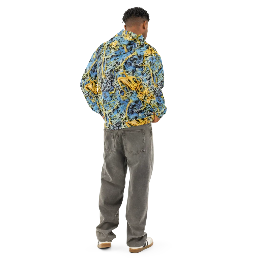 Electric Ossuary on Cotton Hoodie — Back