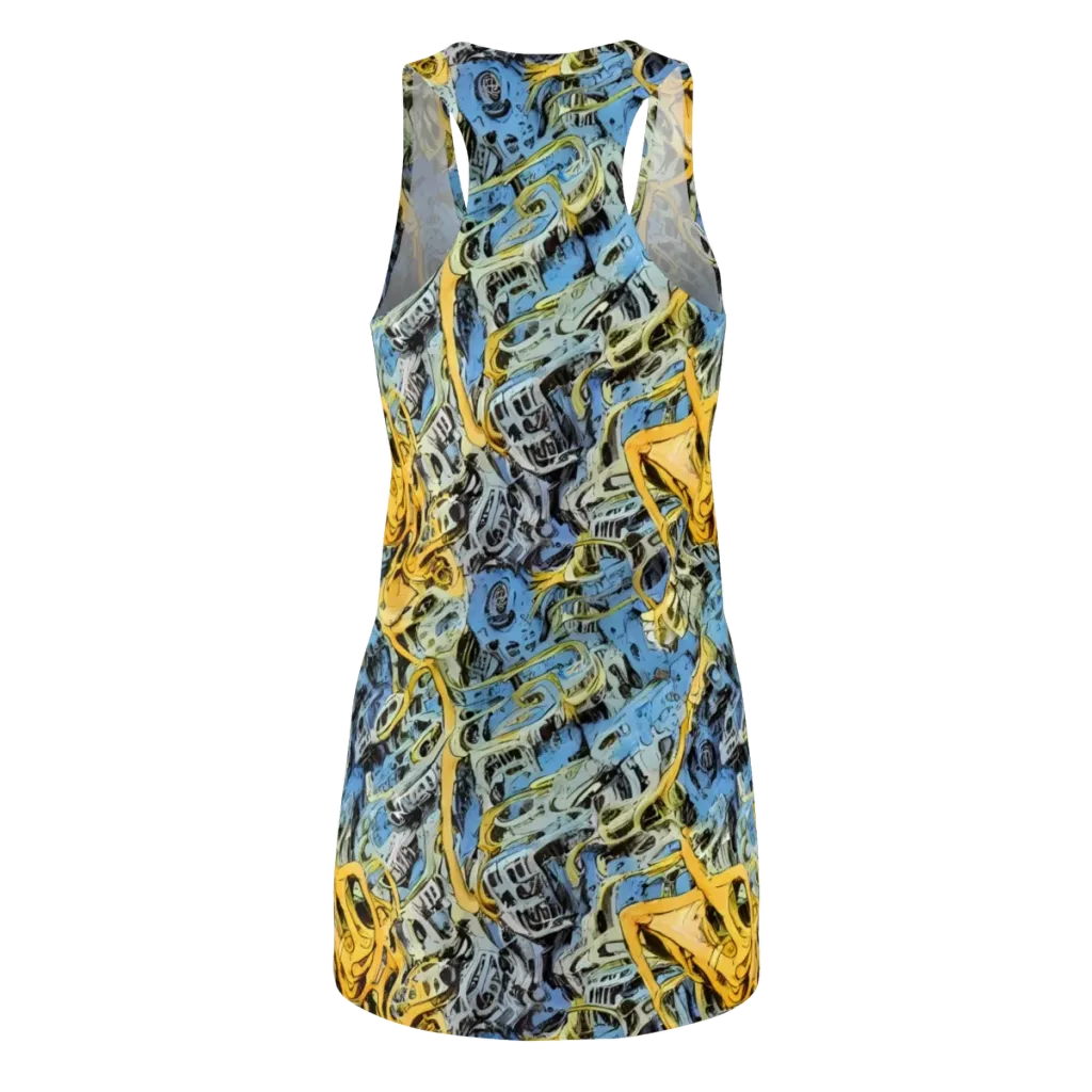 Electric Ossuary on Racerback Dress — Back