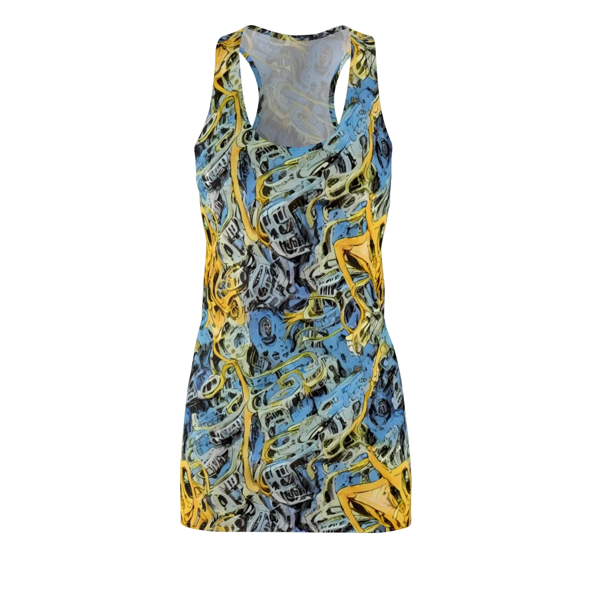 Electric Ossuary on Racerback Dress — Front