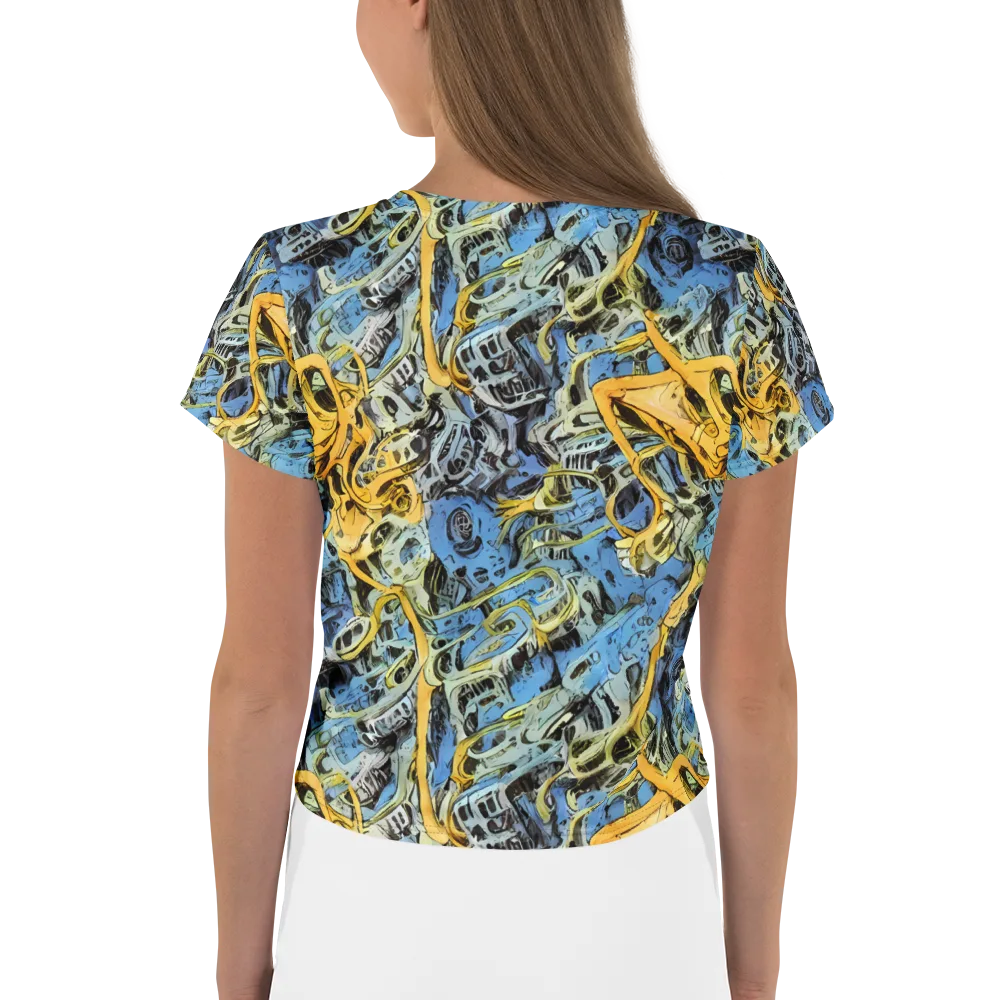 Electric Ossuary on Crop Tee — Back