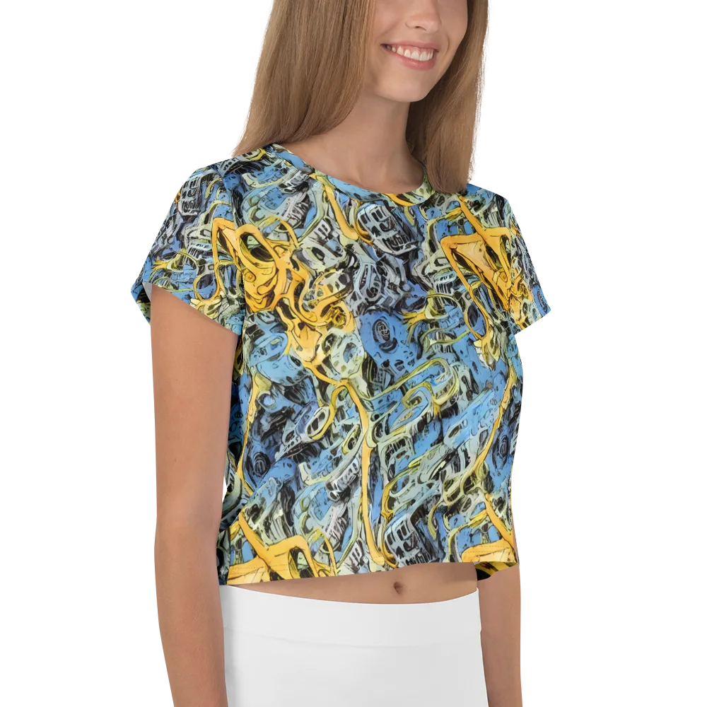 Electric Ossuary on Crop Tee — Right