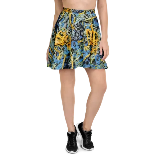 Electric Ossuary on a Skater Skirt