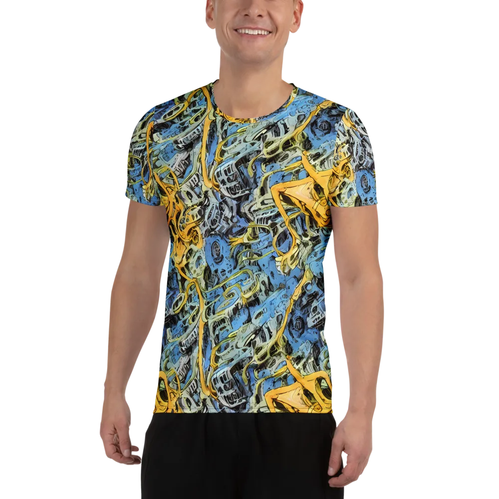 Electric Ossuary on Men's Athletic T-Shirt — Front