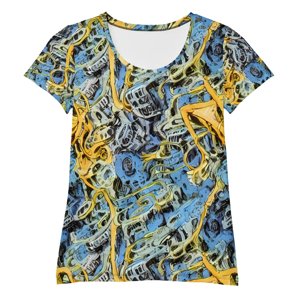 Electric Ossuary on Women's Athletic T-Shirt — Front