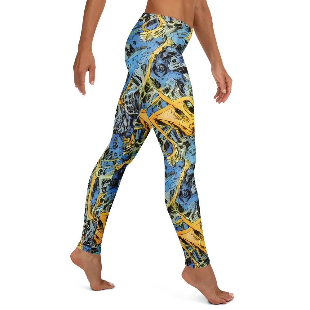 Electric Ossuary on Leggings — Right