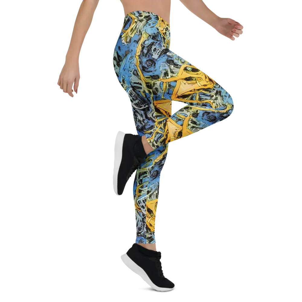 Electric Ossuary on Leggings — Right
