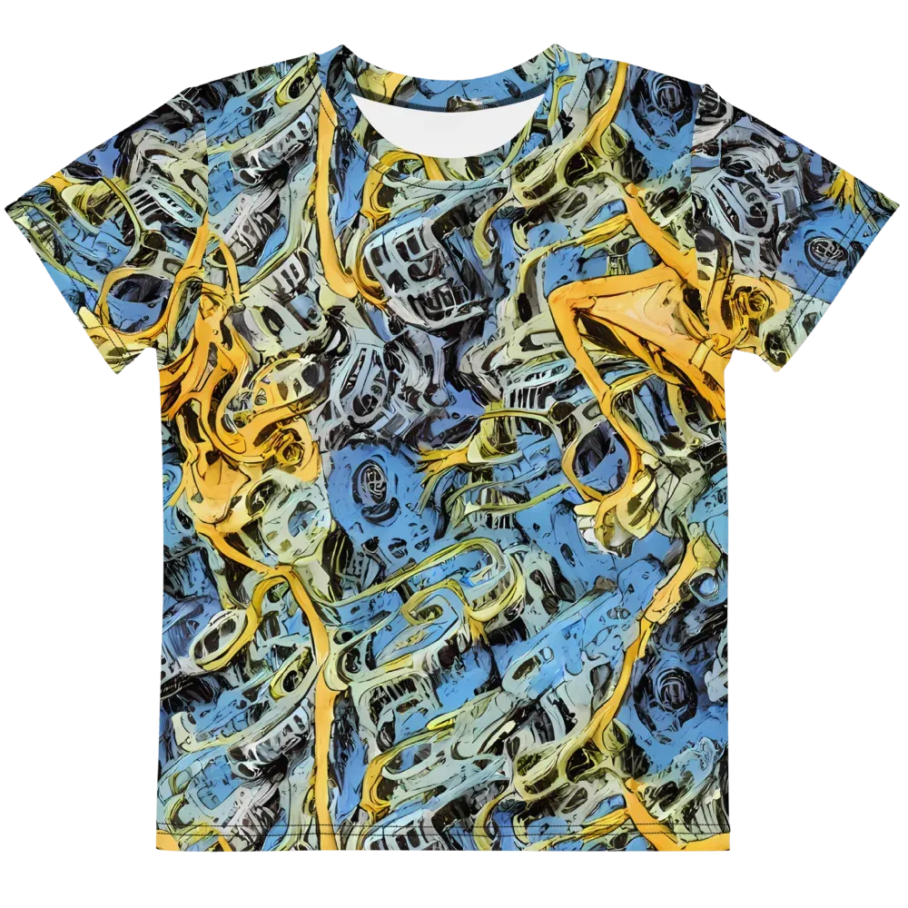Electric Ossuary on Kids Crew Neck T-Shirt — Front