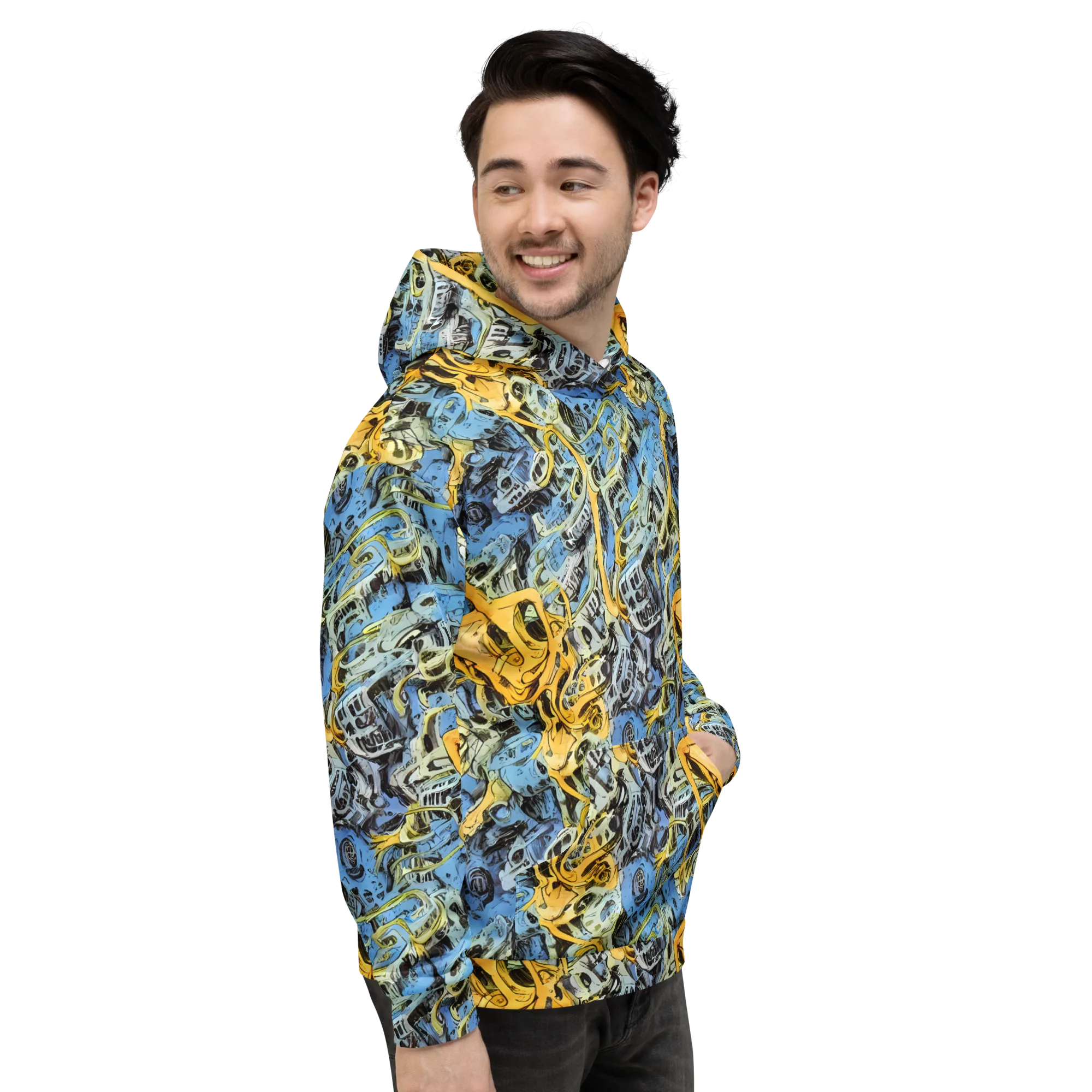 Electric Ossuary on Hoodie — Right