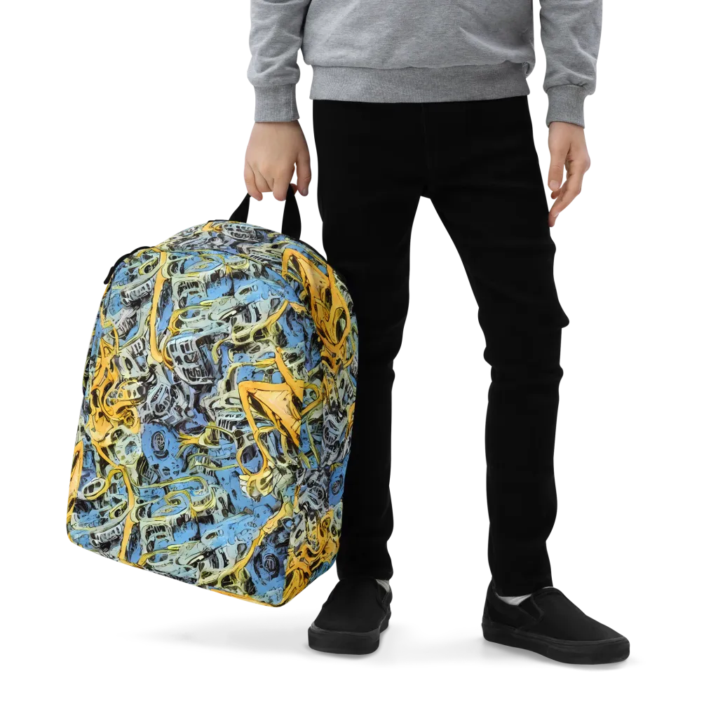 Electric Ossuary on Minimalist Backpack — Zoomed-in