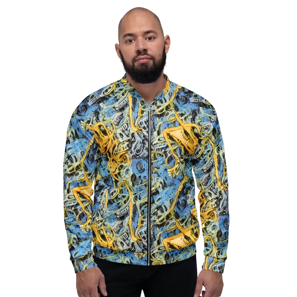 Electric Ossuary on Bomber Jacket — Front