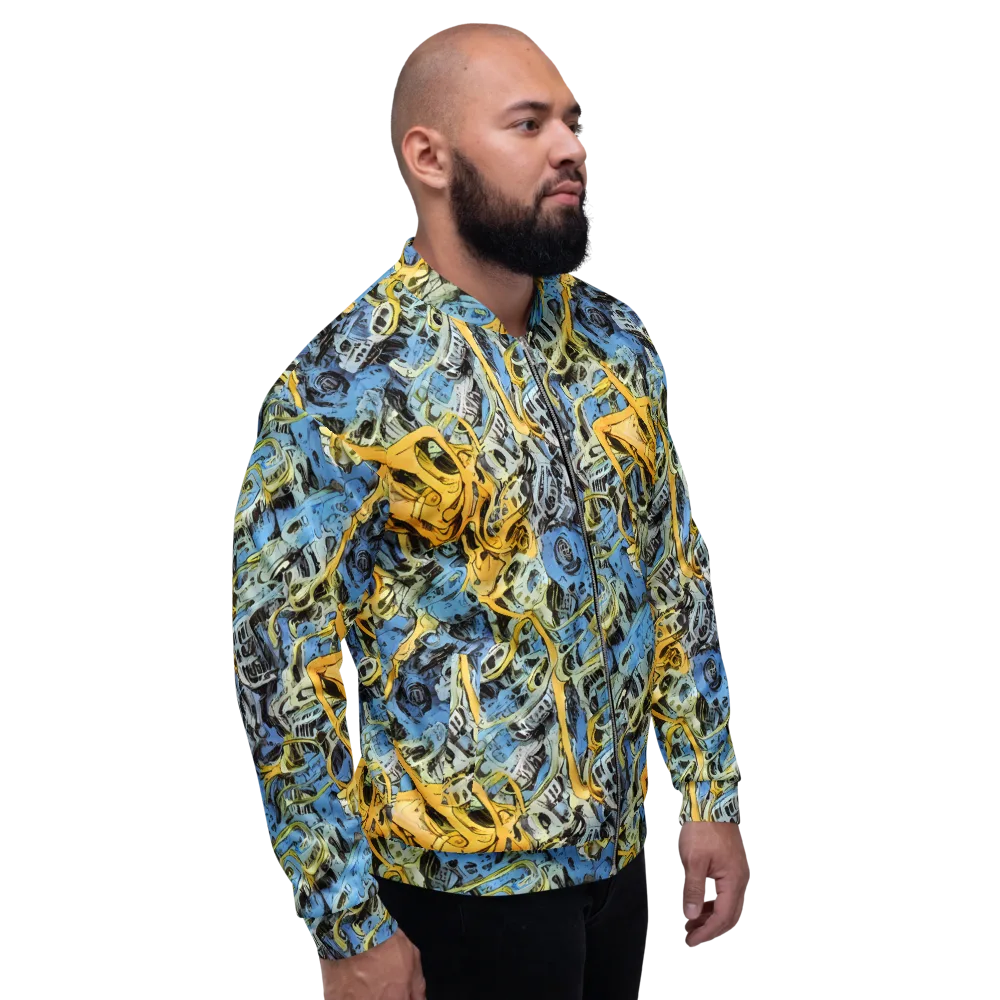 Electric Ossuary on Bomber Jacket — Right