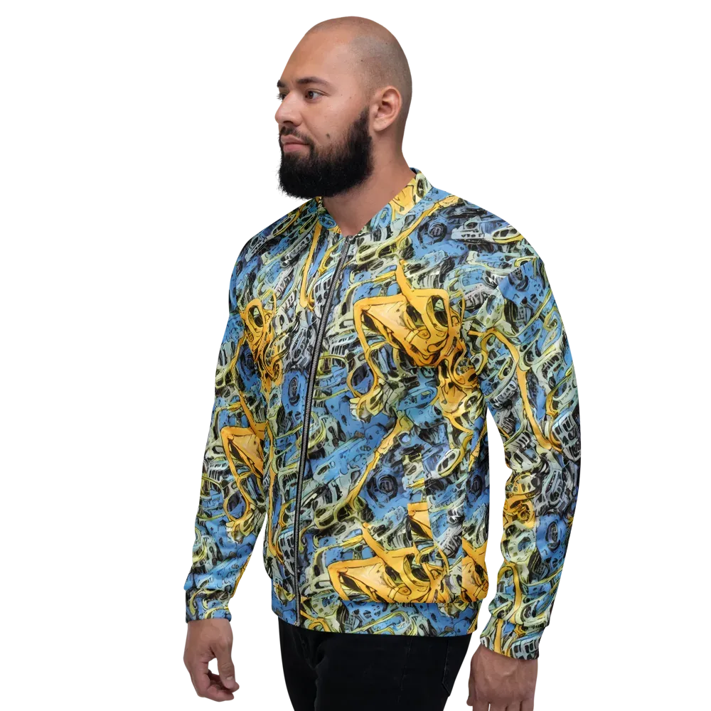 Electric Ossuary on Bomber Jacket — Left