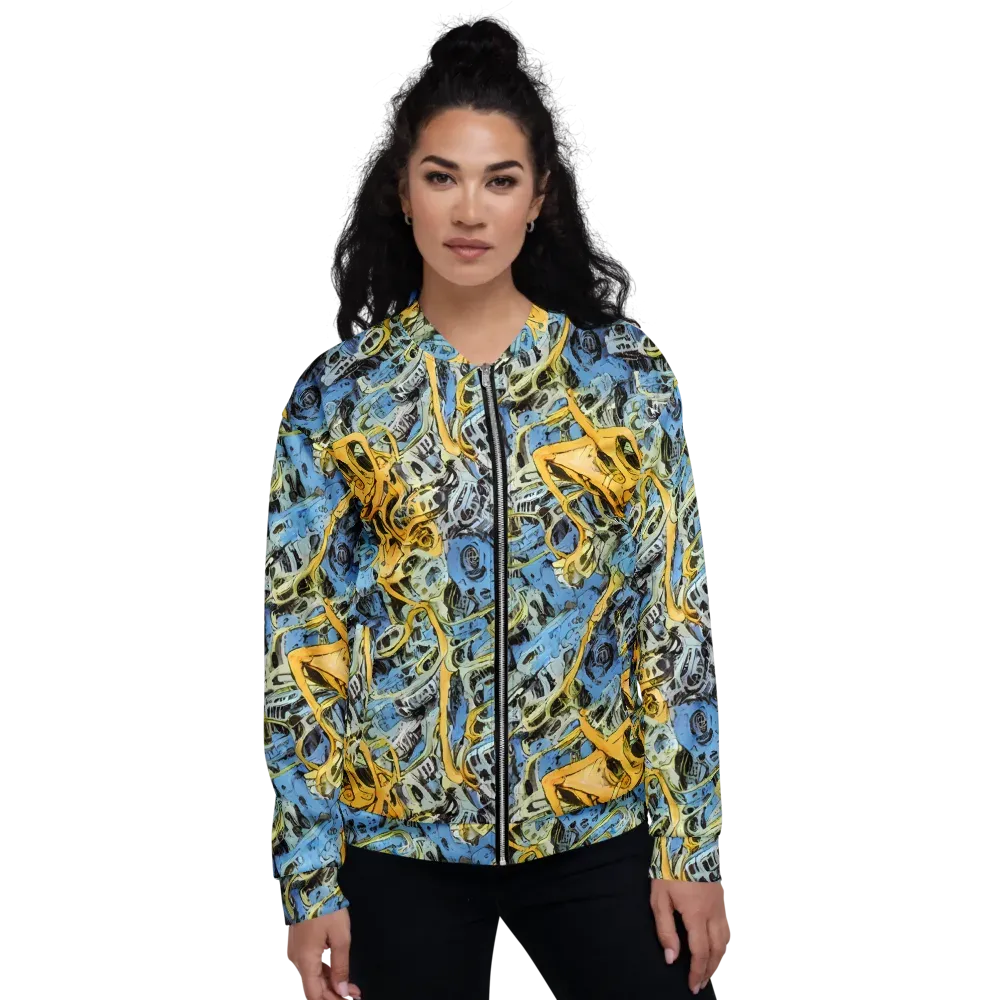 Electric Ossuary on Bomber Jacket — Front