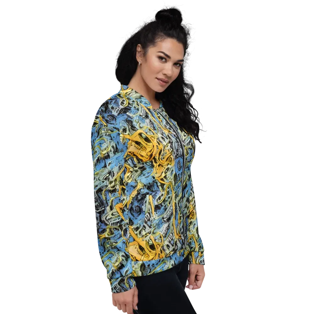 Electric Ossuary on Bomber Jacket — Right