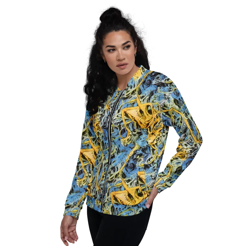 Electric Ossuary on Bomber Jacket — Left