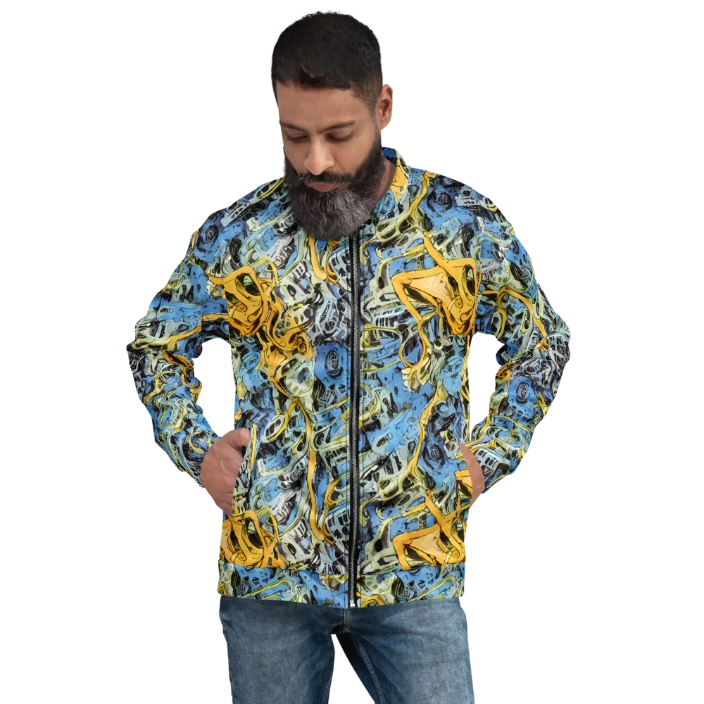 Electric Ossuary on Bomber Jacket — Front