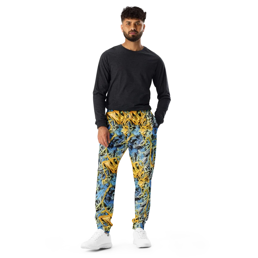Electric Ossuary on Men's Joggers — Front