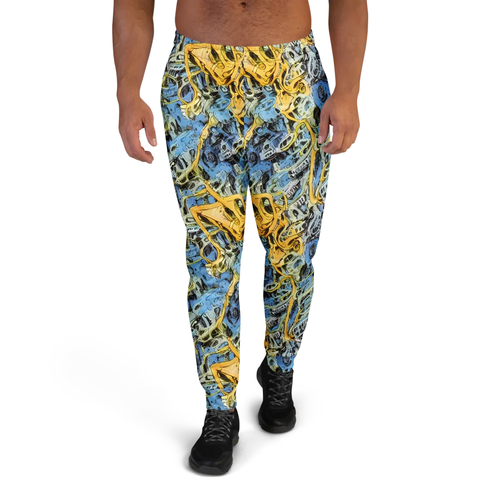 Electric Ossuary on Men's Joggers — Front