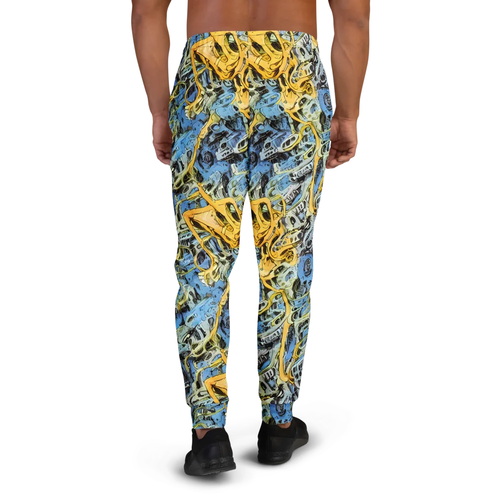 Electric Ossuary on Men's Joggers — Back