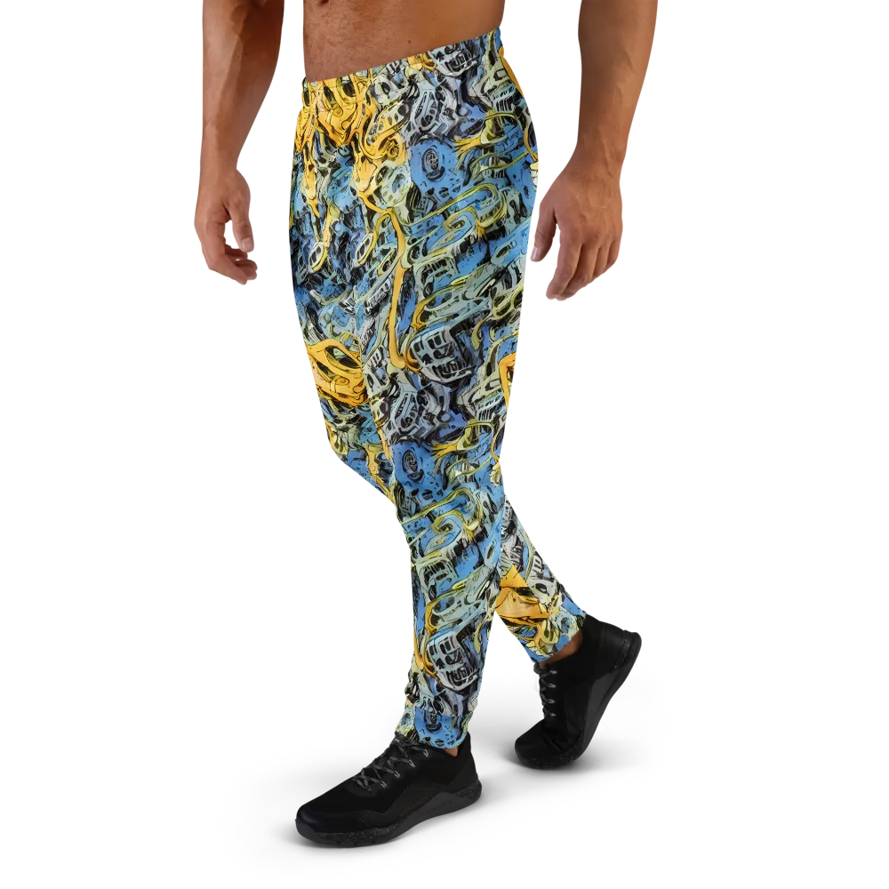 Electric Ossuary on Men's Joggers — Left