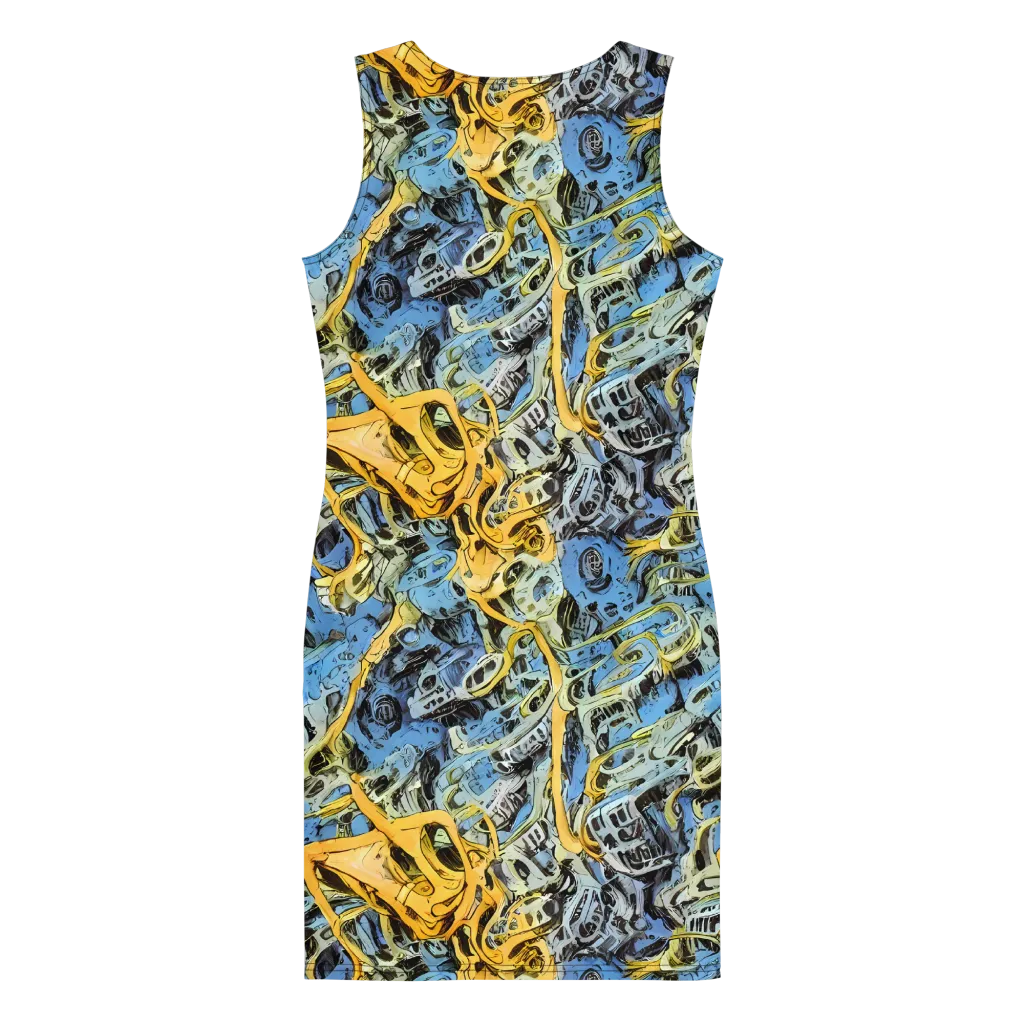 Electric Ossuary on Bodycon Dress — Back