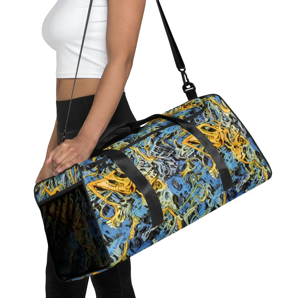 Electric Ossuary on Duffle Bag — Front