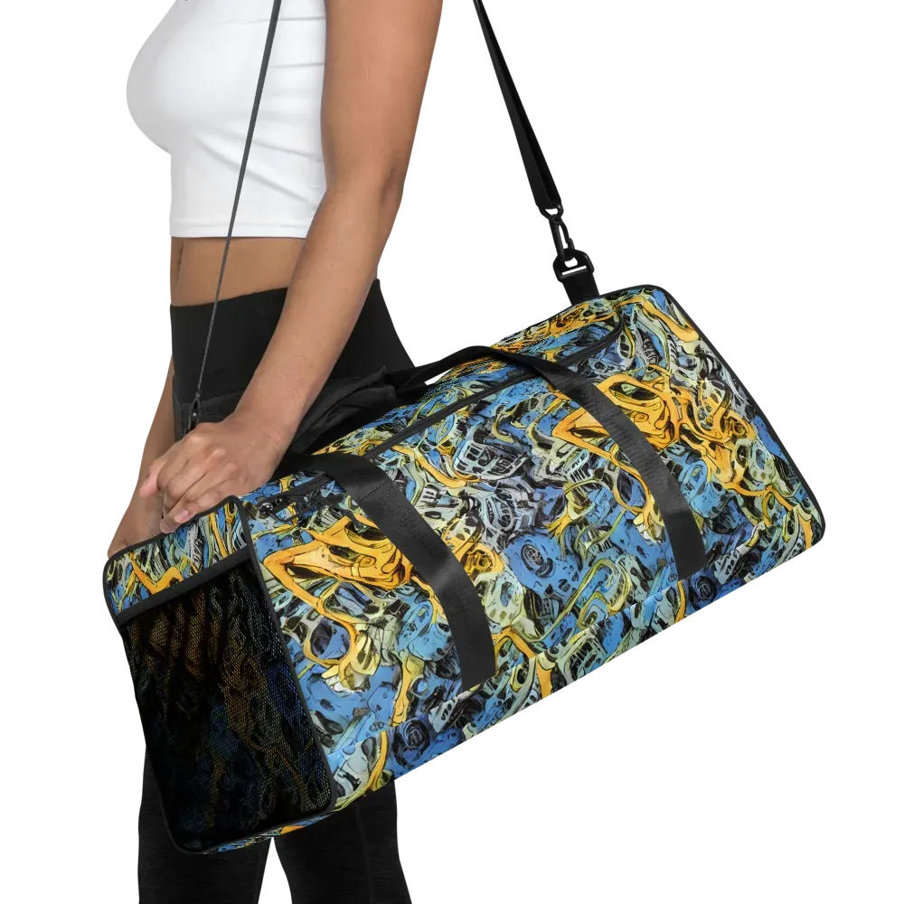 Electric Ossuary on Duffle Bag — Front