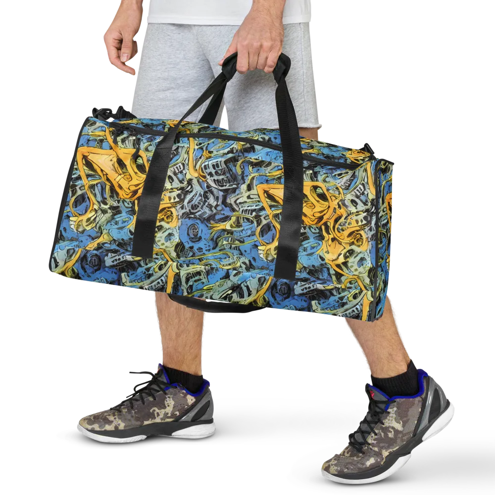 Electric Ossuary on Duffle Bag — Front
